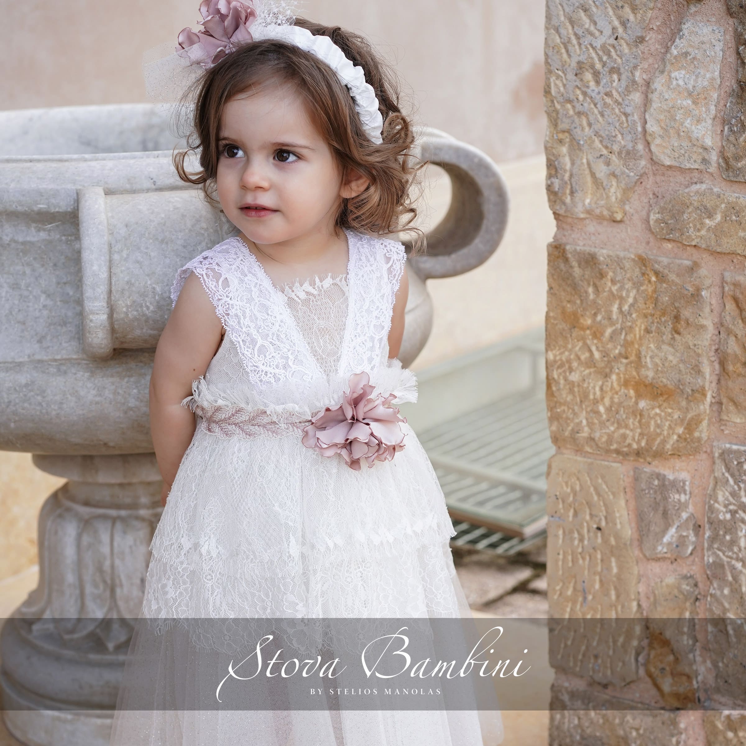 Βαπτιστικό Φόρεμα Stova Bambini SS24-G2 12M-18M